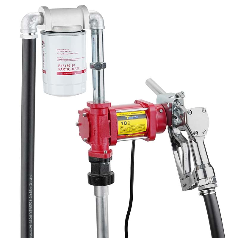 Κιτ αντλίας μεταφοράς βενζίνης 12V με ακροφύσιο